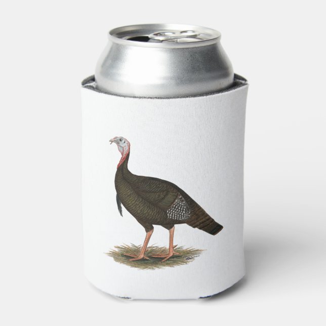 Enfriador De Latas Turquía: Tom salvaje del este (Lata Anverso)
