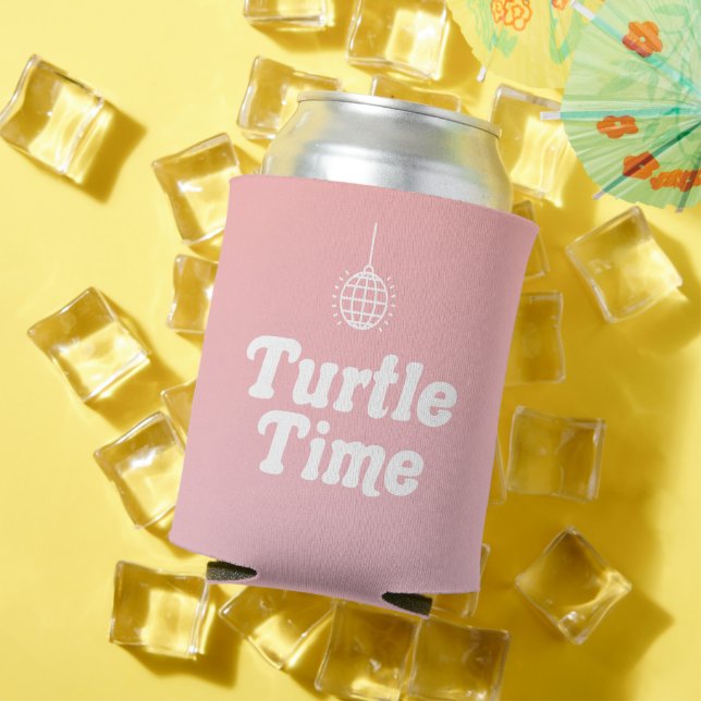 Enfriador De Latas Turtle Time Coozie (Verano in situ)