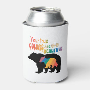 Enfriador De Latas Tus Verdaderos Colores Son Hermosos - Silueta De O
