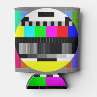 Enfriador De Latas TV retro sin ilustracion de señal.