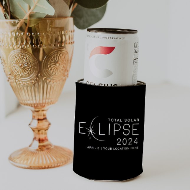 Enfriador De Latas Ubicación del Personalizado del eclipse solar 2024 (Subido por el creador)