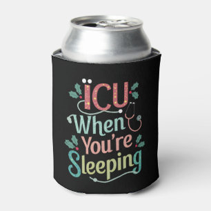 Enfriador De Latas UCI Cuando estás durmiendo Enfermera de UCI Navida