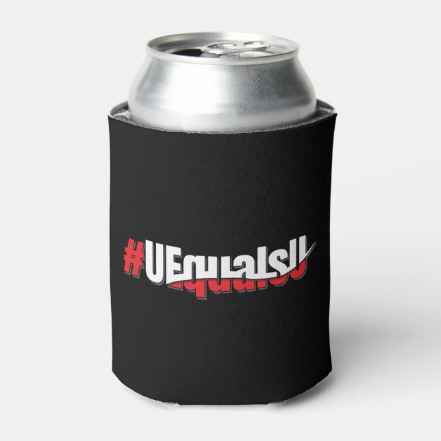 Enfriador De Latas UEqualsU VIH Indetectable Arte no transmisible (Lata Anverso)