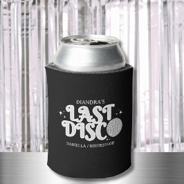 Enfriador De Latas Última discoteca Nombre Retro Plata Bachelorette d