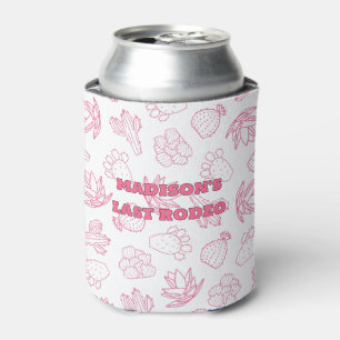 Enfriador De Latas Última Fiesta de Soltera Rosa Rodeo