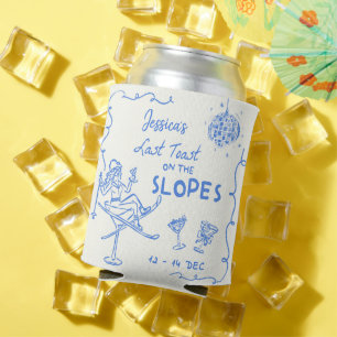 Enfriador De Latas Última Tostada En Las Pistas Bachelorette Weekend