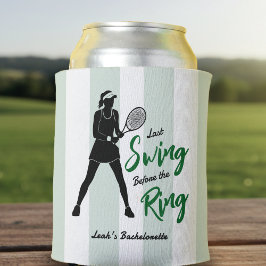 Enfriador De Latas Último swing de soltera antes del anillo de tenis