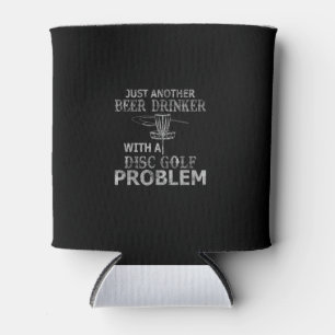 Enfriador De Latas Un Beer Beer Drinker Con Problema De Golf De Disco
