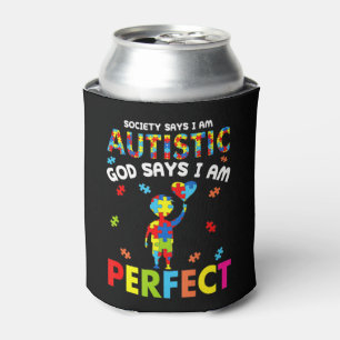Enfriador De Latas Un divertido autismo cita "La sociedad dice que so
