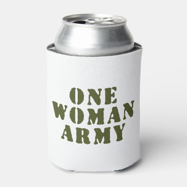 ENFRIADOR DE LATAS UN EJÉRCITO MUJER (Lata Anverso)