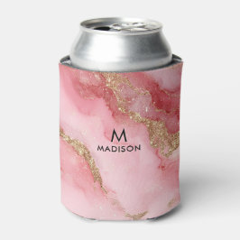 Enfriador De Latas Un fondo de mármol rosa lujoso