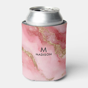 Enfriador De Latas Un fondo de mármol rosa lujoso