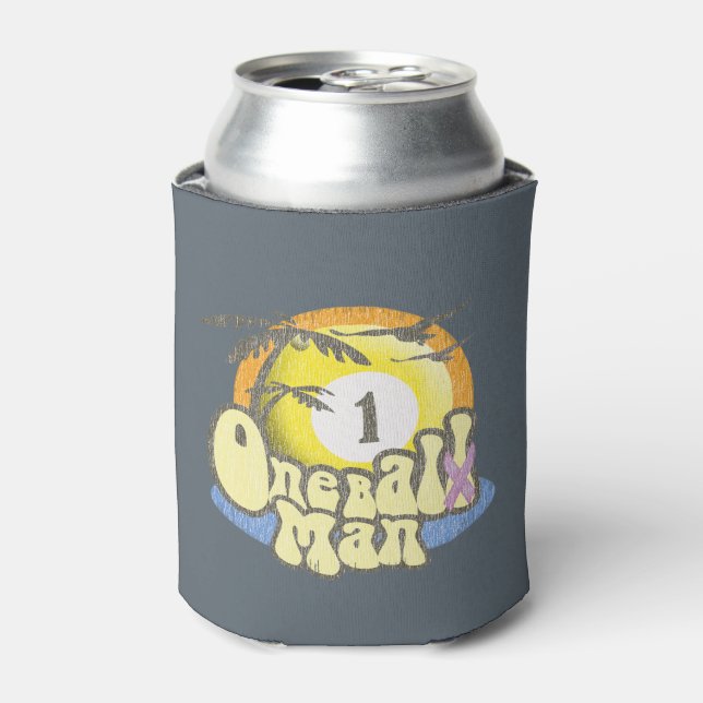 Enfriador De Latas Un hombre de bolas (Lata Anverso)