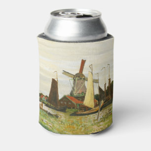 Enfriador De Latas Un molino de viento en Zaandam Claude Monet