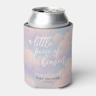 Enfriador De Latas Un pequeño trozo de celestial Baby Shower Minimali