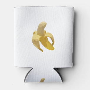 Enfriador De Latas Un Personalizado de banana desenvainada a mitad de