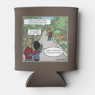 Enfriador De Latas Un Refrigerador de bebidas gracioso