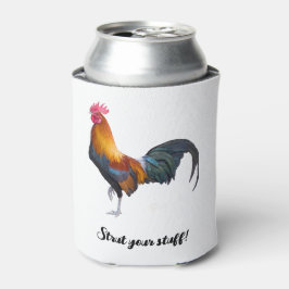Enfriador De Latas Un roster vibrante de color que dice ¡Strut your t