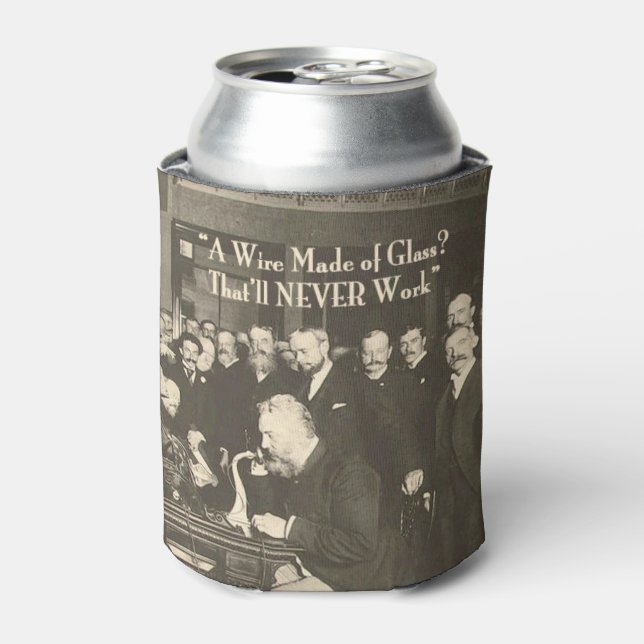 Enfriador De Latas Una telaraña hecha de tecnología humorística de vi (Lata Anverso)