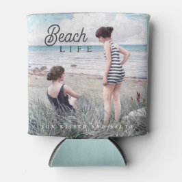 Enfriador De Latas Una vida de playa dulce y salada, bañada por el so