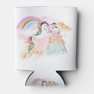 Enfriador De Latas Unicorn Clipart Rainbow Fairtale