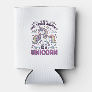 Enfriador De Latas Unicornio Mi animal espiritual es un unicornio Tip