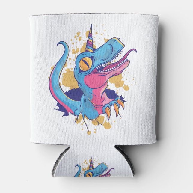 Enfriador De Latas Unicornisauro (Anverso)