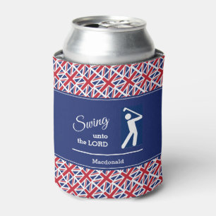 Enfriador De Latas UNION JACK de Golf personalizado
