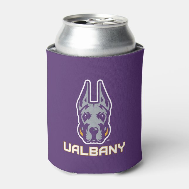 Enfriador De Latas Universidad de Albany Great Danes (Lata Anverso)