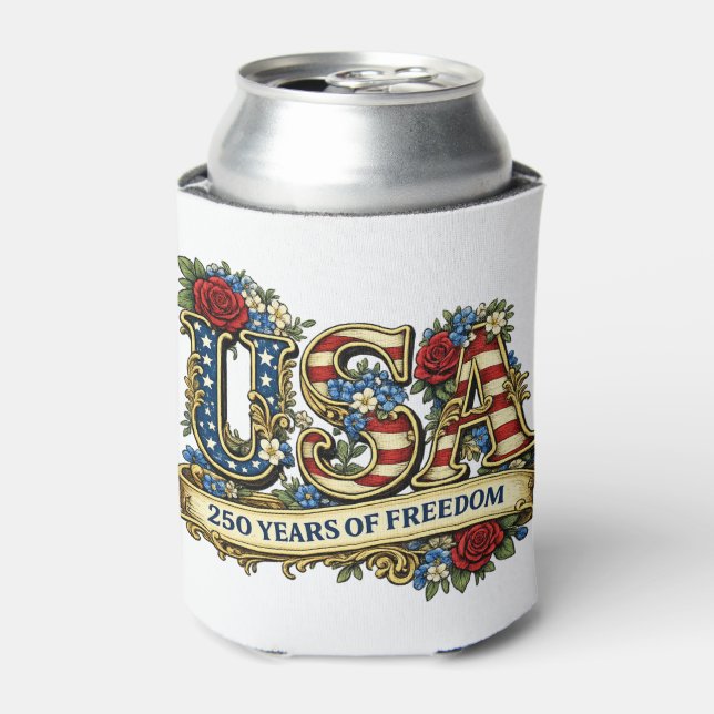 Enfriador De Latas USA America's 250th Anniversary (Lata Anverso)