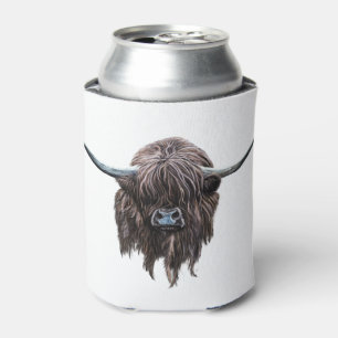 Enfriador De Latas Vaca escocesa de la montaña