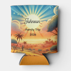 Enfriador De Latas Vacaciones al amanecer en el desierto