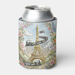 Enfriador De Latas Vacaciones en París, Fiesta, Torre Eiffel, Arte Fr
