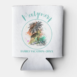 Enfriador De Latas Vacaciones familiares de verano