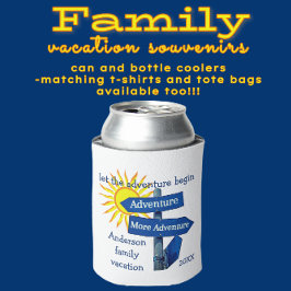 Enfriador De Latas Vacaciones familiares que empiecen las aventuras