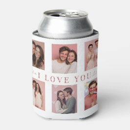 Enfriador De Latas Valentine's Day Can Cooler | Custom Couple Photos