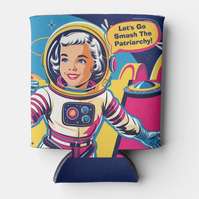 Enfriador De Latas Vamos a aplastar a la feminista patriarcal (Anverso)