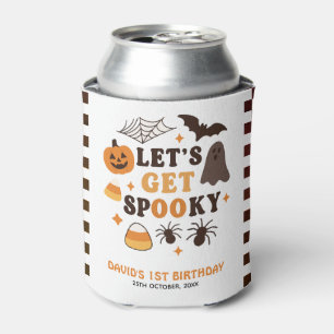 Enfriador De Latas Vamos a tener miedo el cumpleaños de Halloween