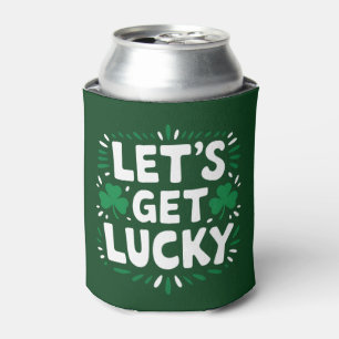 Enfriador De Latas Vamos a tener suerte, Shamrock Funny St Patrick's 