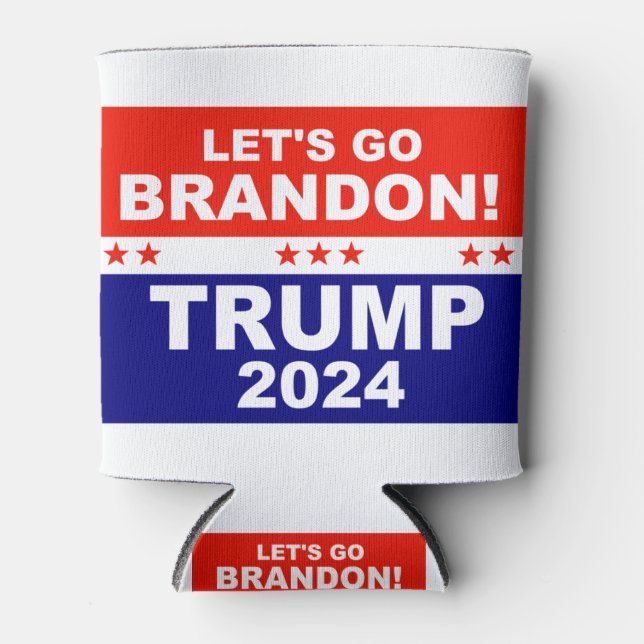 Enfriador De Latas Vamos Brandon TRUMP 2024 (Anverso)
