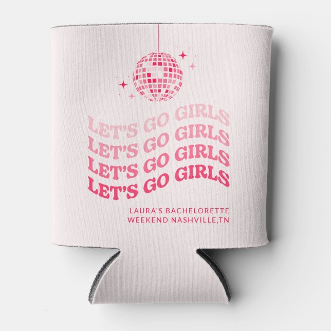 Enfriador De Latas Vamos Chica Cooler Koozie (Anverso)