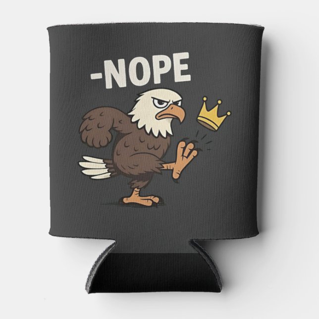 Enfriador De Latas Vamos TACO Trump 4 de julio amantes del taco (Anverso)