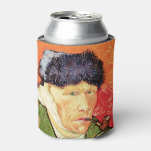 Enfriador De Latas Van Gogh - autorretrato con oreja y tubo varados
