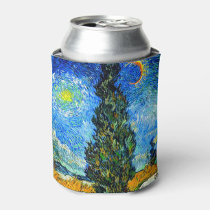 Enfriador De Latas Van Gogh Road con Cypress y Star
