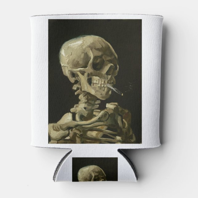 Enfriador De Latas van gogh Skull (Anverso)