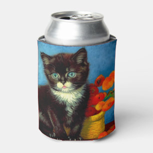 Enfriador De Latas Van Gogh Tuxedo Cat