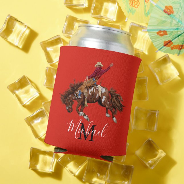 Enfriador De Latas Vaquero de rodeo (Verano in situ)