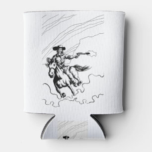 Enfriador De Latas Vaquero en ilustracion de caballo