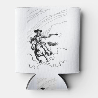 Enfriador De Latas Vaquero En ilustracion De Caballo