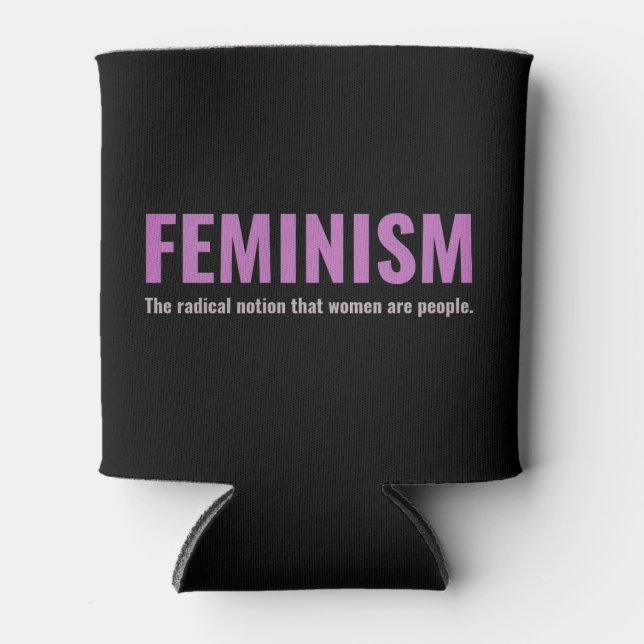 Enfriador De Latas Vaso refrigerador del feminismo radical (Anverso)